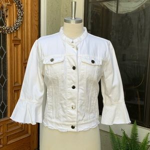 ROMEO + JULIET COUTURE Denim Jacket Distressed